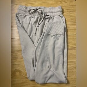 Time and Tru Light Gray Joggers